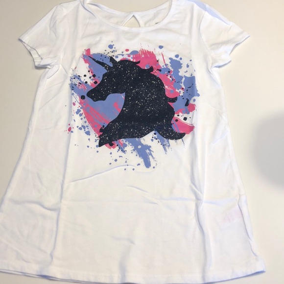 Justice Other - Girls unicorn t shirt